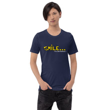 Load image into Gallery viewer, Smile - Tri-Blend Track Shirt
