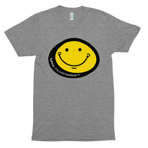 BIG Smile - Grey Tri-Blend Track Shirt