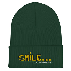 Smile - Cuffed Beanie w/ White Font